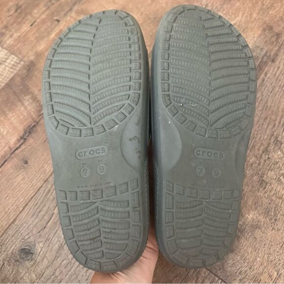Crocs Baya Slides Women’s size 9 ( Men’s 7 ) Grey - Picture 6 of 8